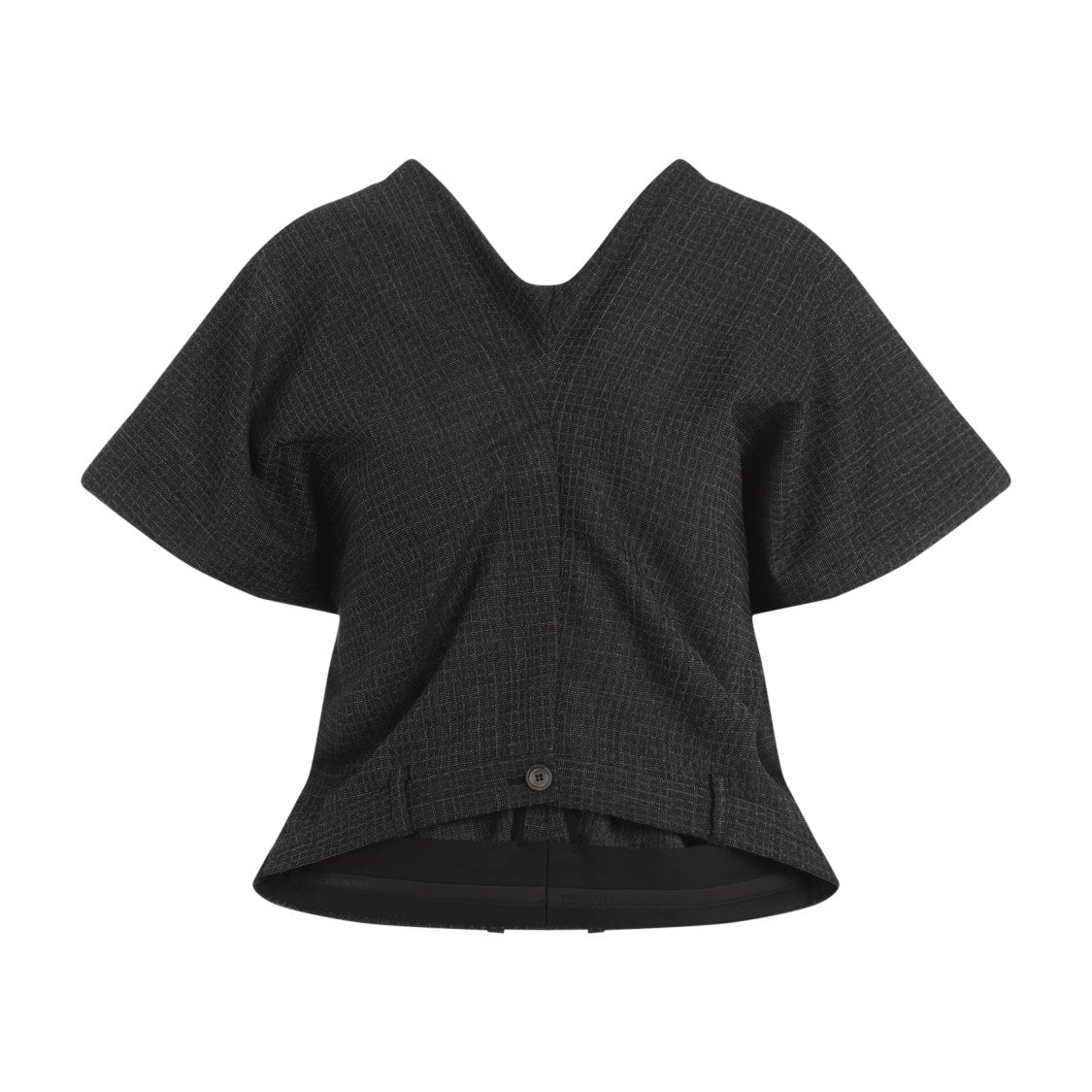 Balenciaga Black Wool Tailored Pants Top