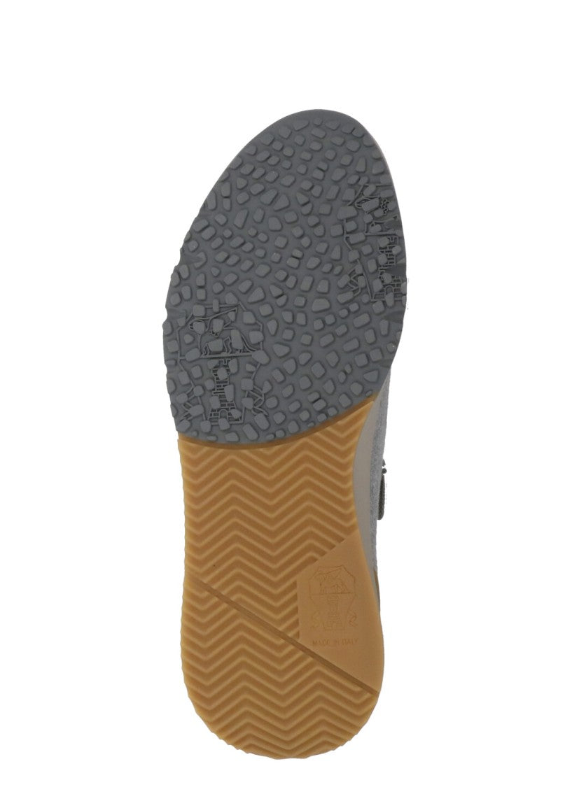 Brunello Cucinelli Wool Knitted Sneakers With Raised Logo