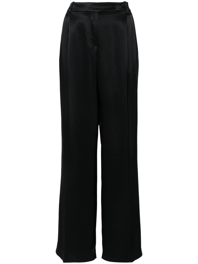 Pinko Laon Satin-Finish Trousers