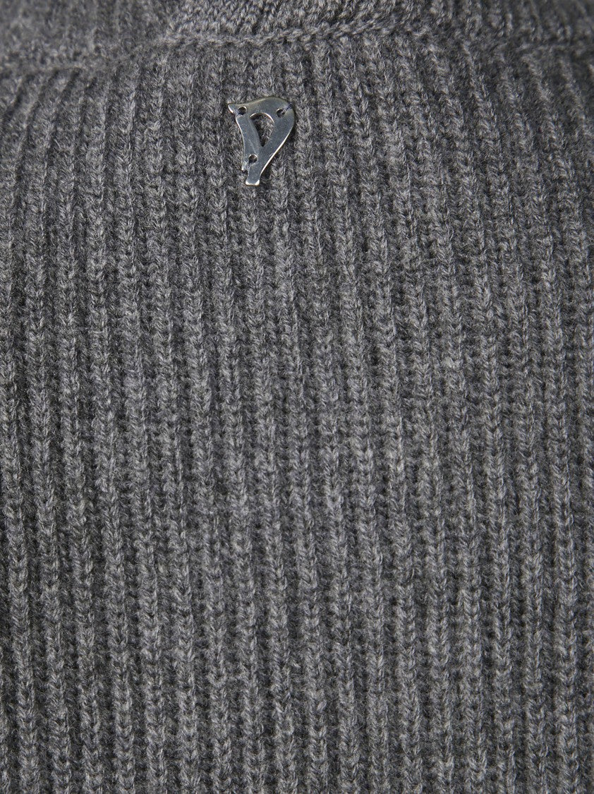 Dondup Cropped Sleeveless Turtleneck