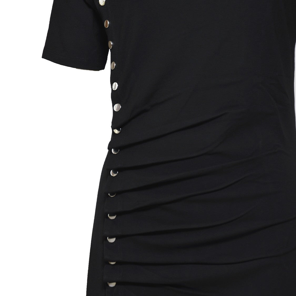Rabanne Paco Black Stretch Viscose Short Dress