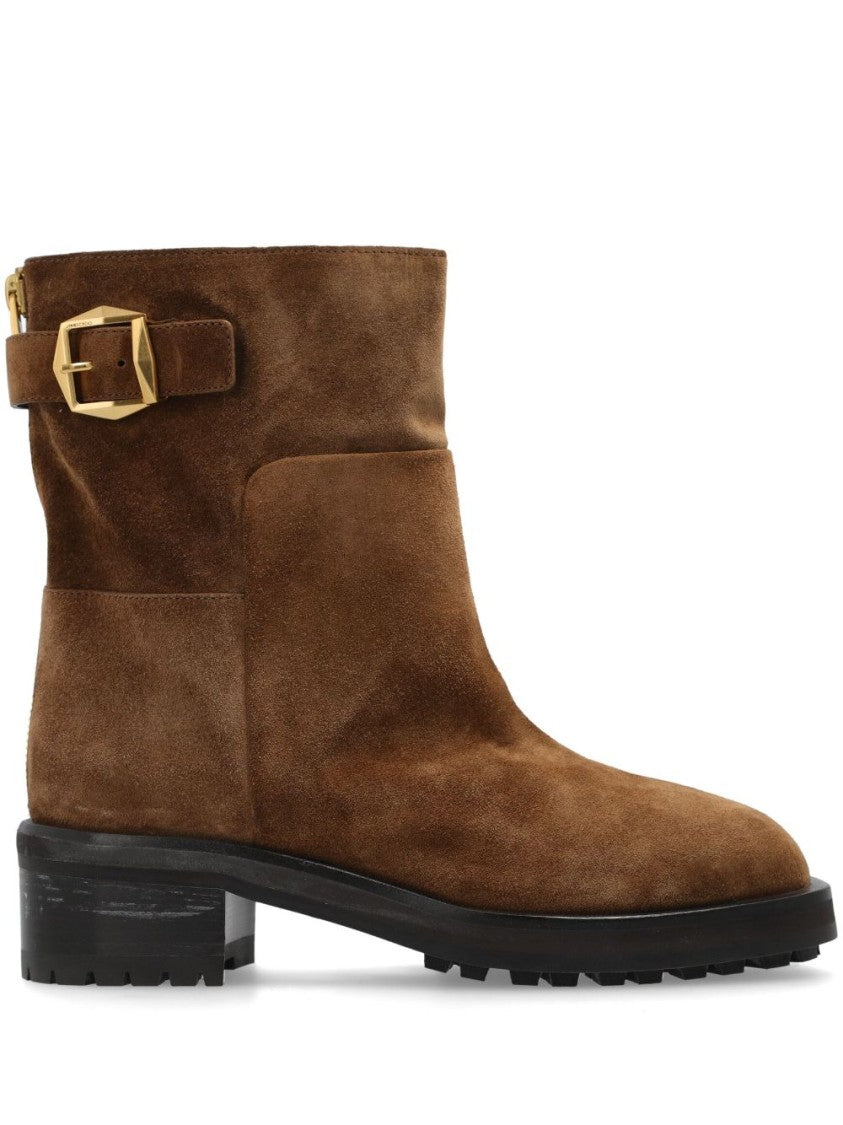 Jimmy Choo Ankle Boots With Rounded Toe And Heel