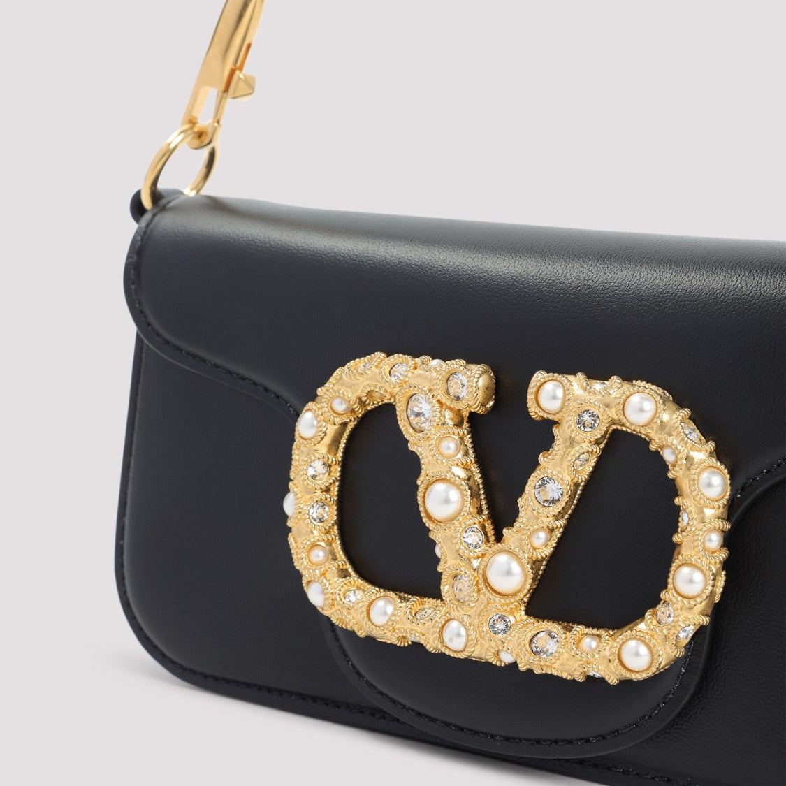 Valentino Garavani Calf Leather Shoulder Bag