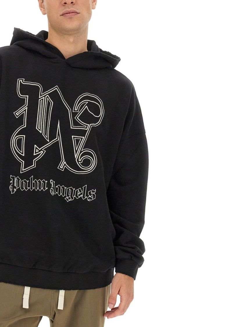 Palm Angels Monogram Logo Sweatshirt