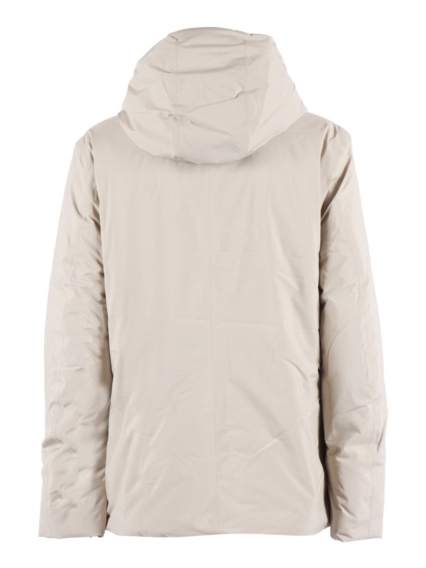 K-Way Plush Short Jacket With High Collar