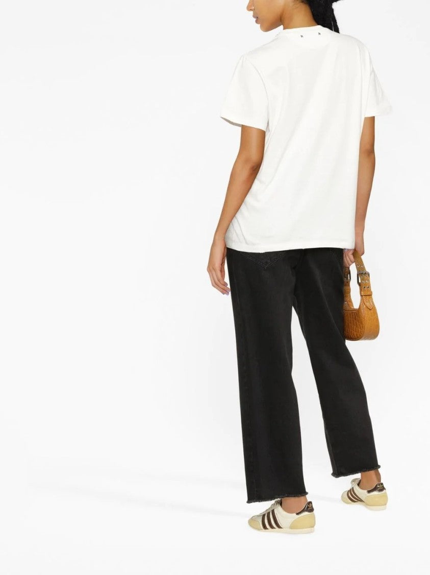Golden Goose Regular Fit T-Shirt With Decorative Embellishment