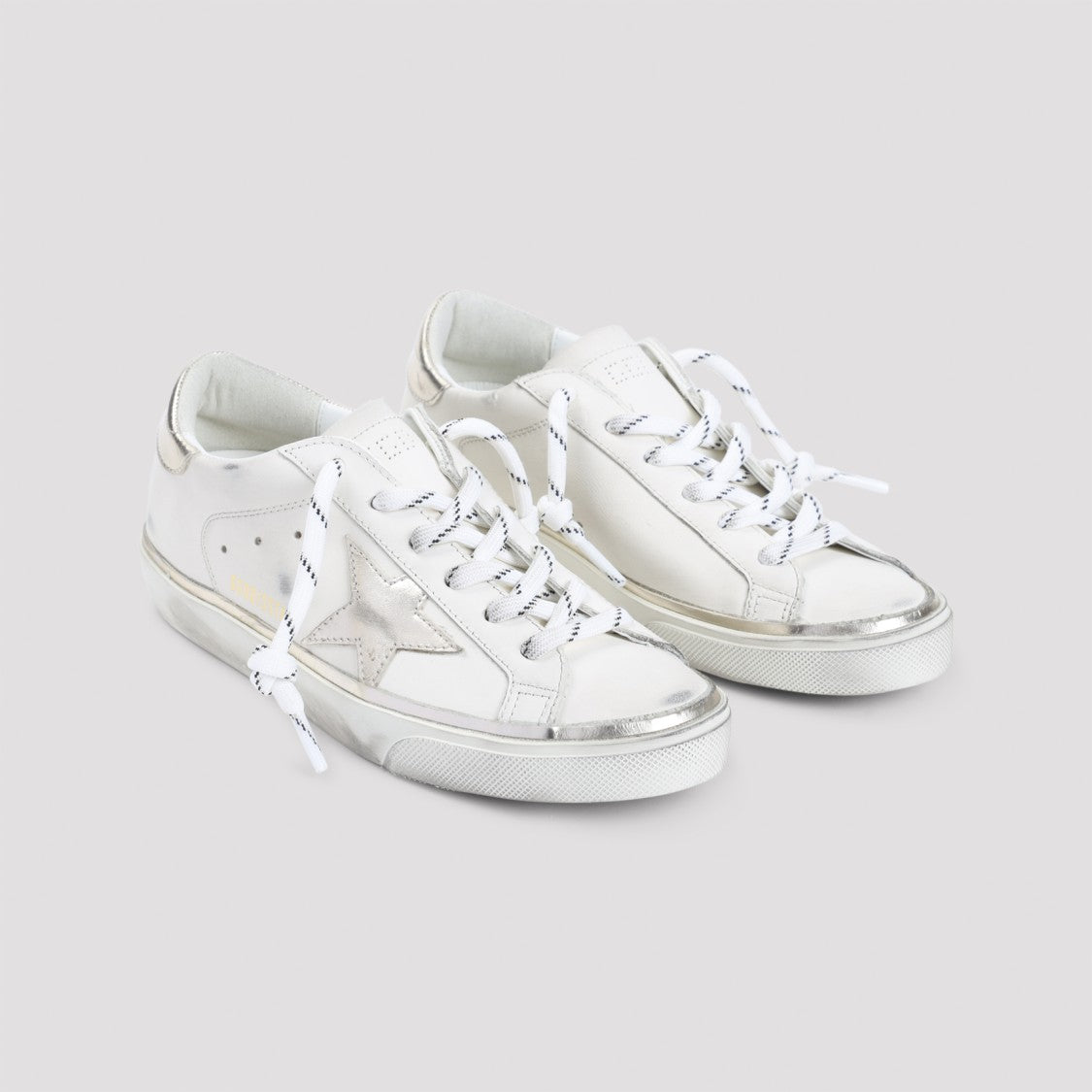 Golden Goose Super Star White Cow Leather Sneakers
