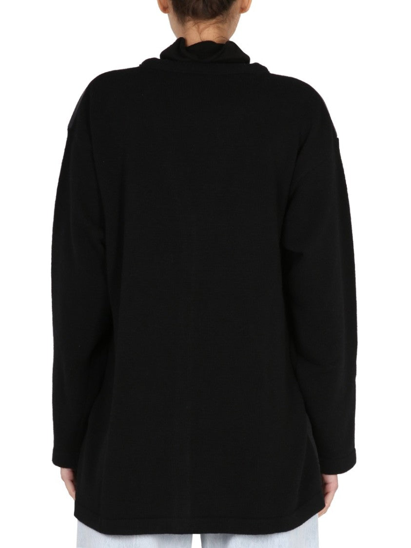 Aspesi V-Neck Cardigan With Button Closure
