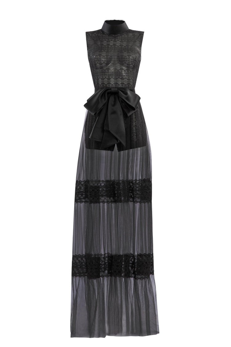 Saiid Kobeisy Lace Long Dress