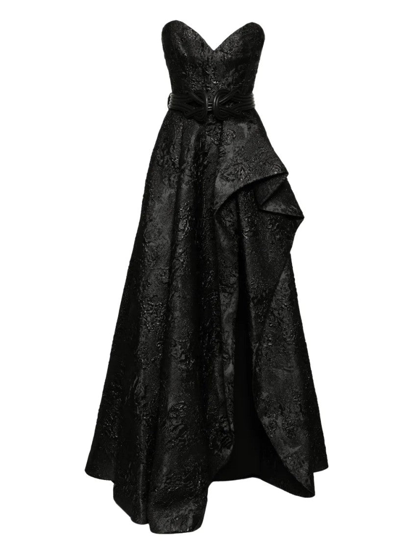 Saiid Kobeisy Brocade Long Dress
