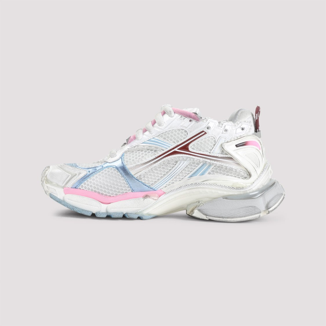 Balenciaga Multicolor Textured Sneakers With Chunky Sole