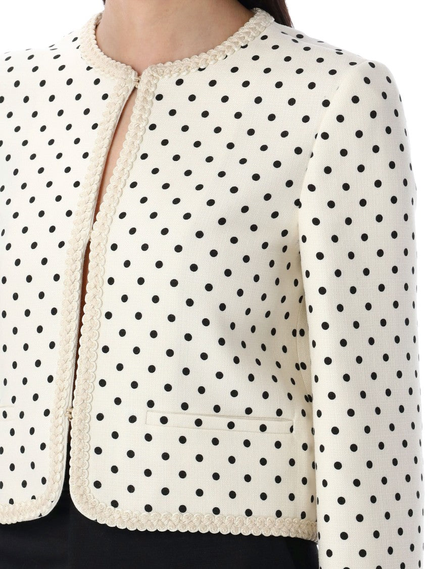 Valentino Garavani Cropped Jacket Pois