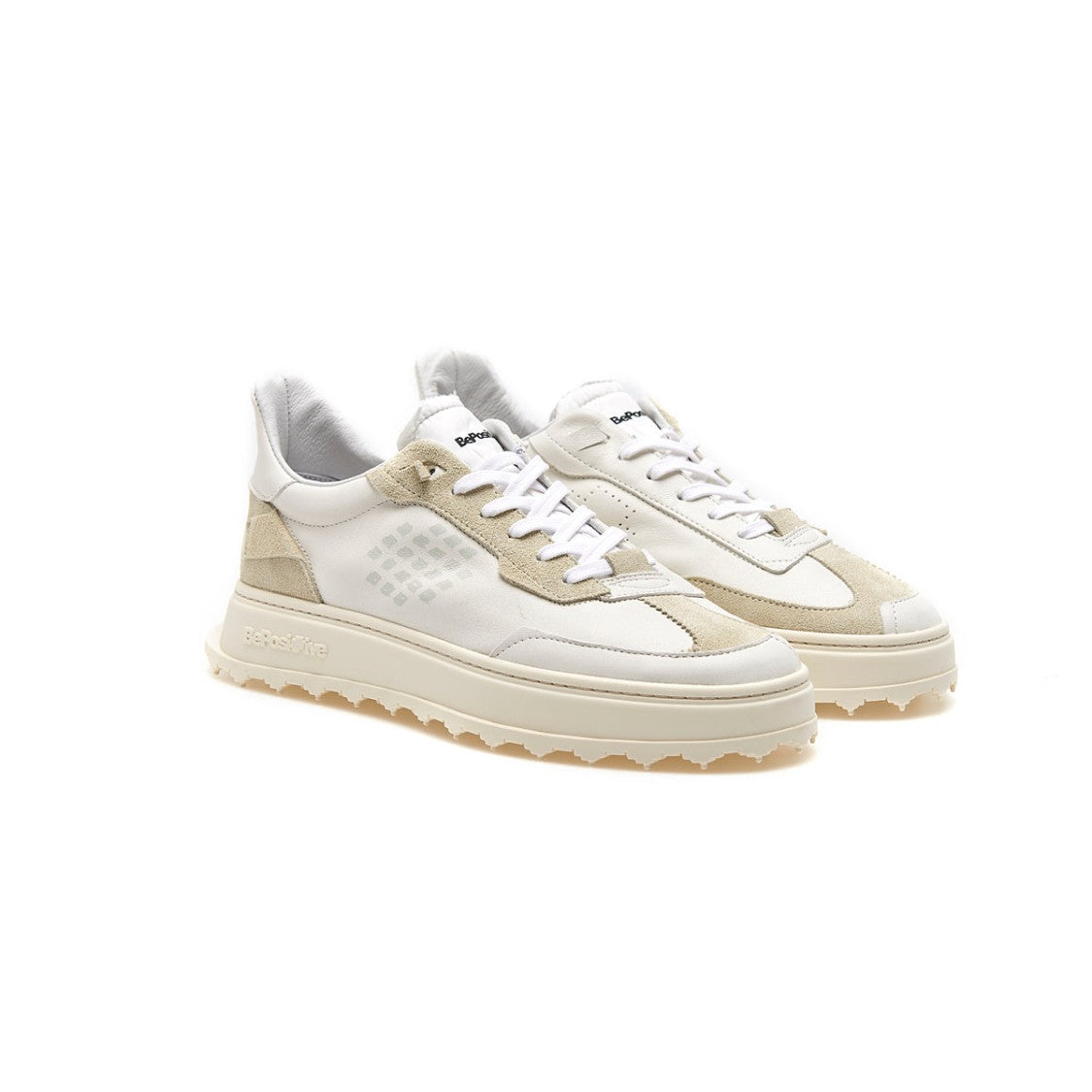 Bepositive Cuprace Wing - Leather + Suede Sneakers
