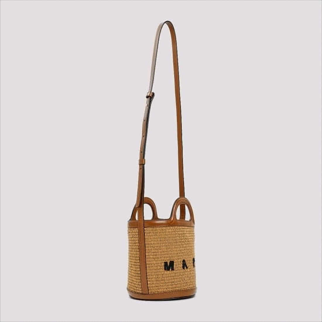 Marni Structured Bucket Tote Bag With Embroidered Detail