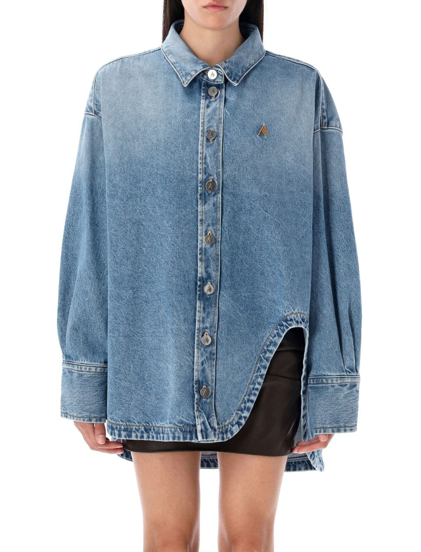 The Attico Diana Shirt Denim