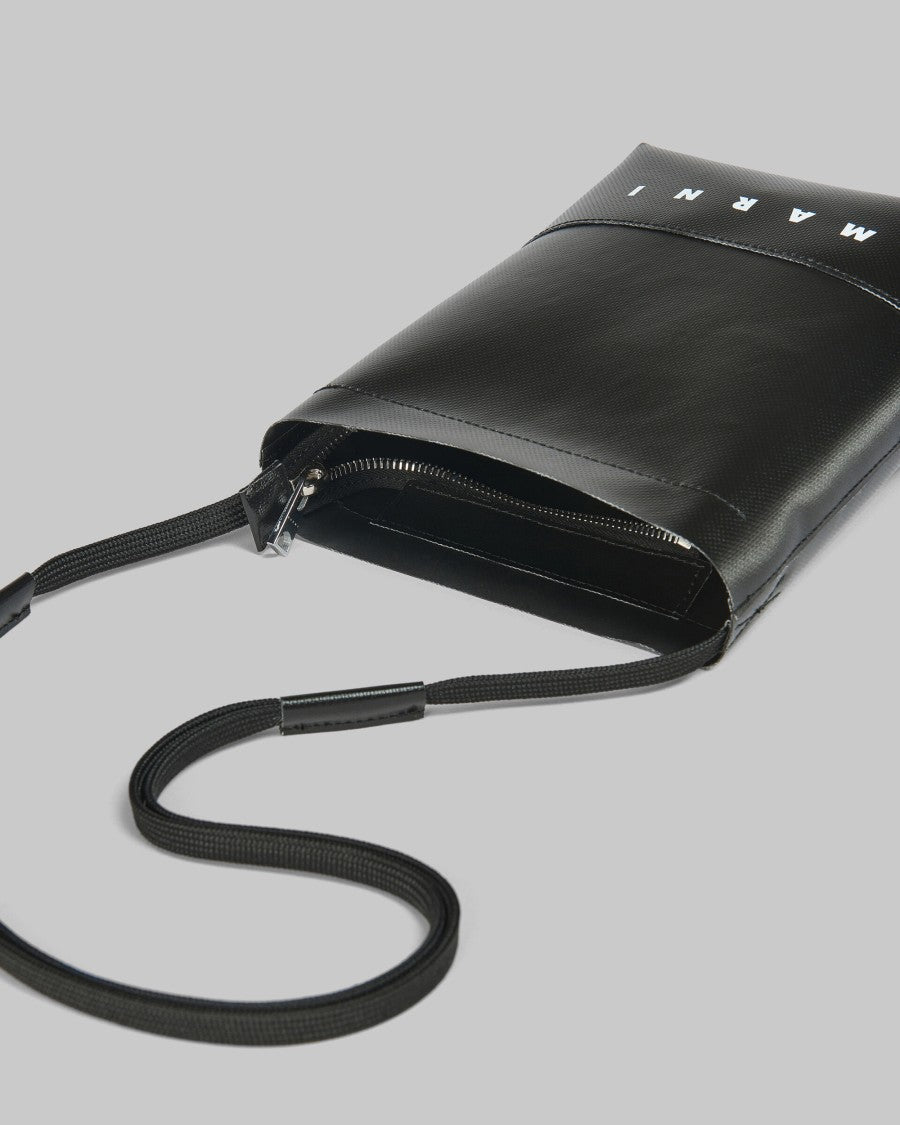 Marni Black Shoulder Bag With Logo