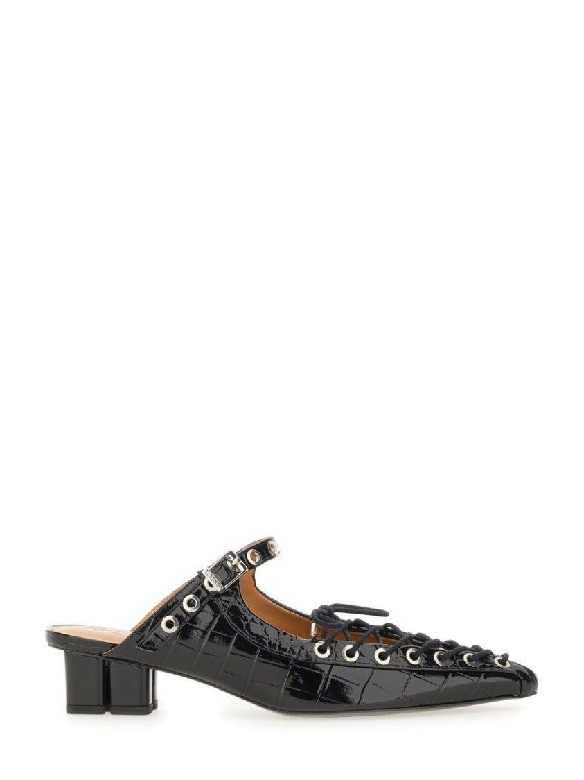 Ganni Pointed Toe Mules