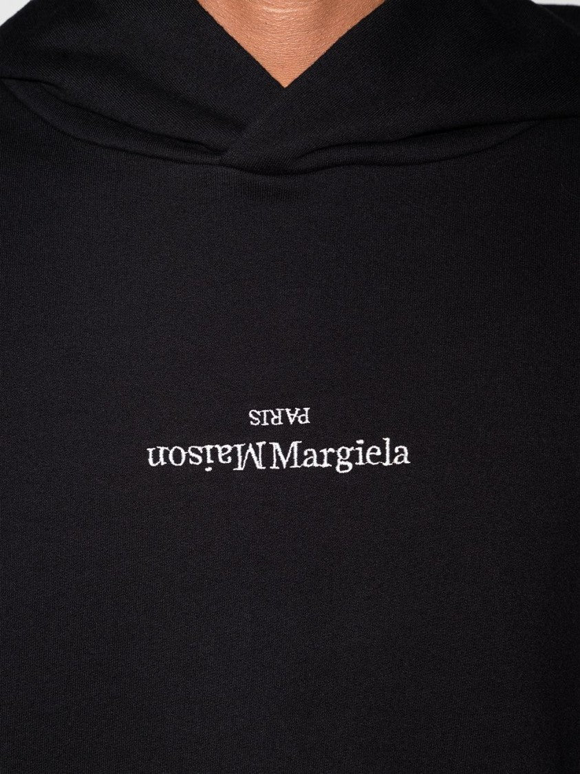 Maison Margiela Black Cotton Sweatshirt