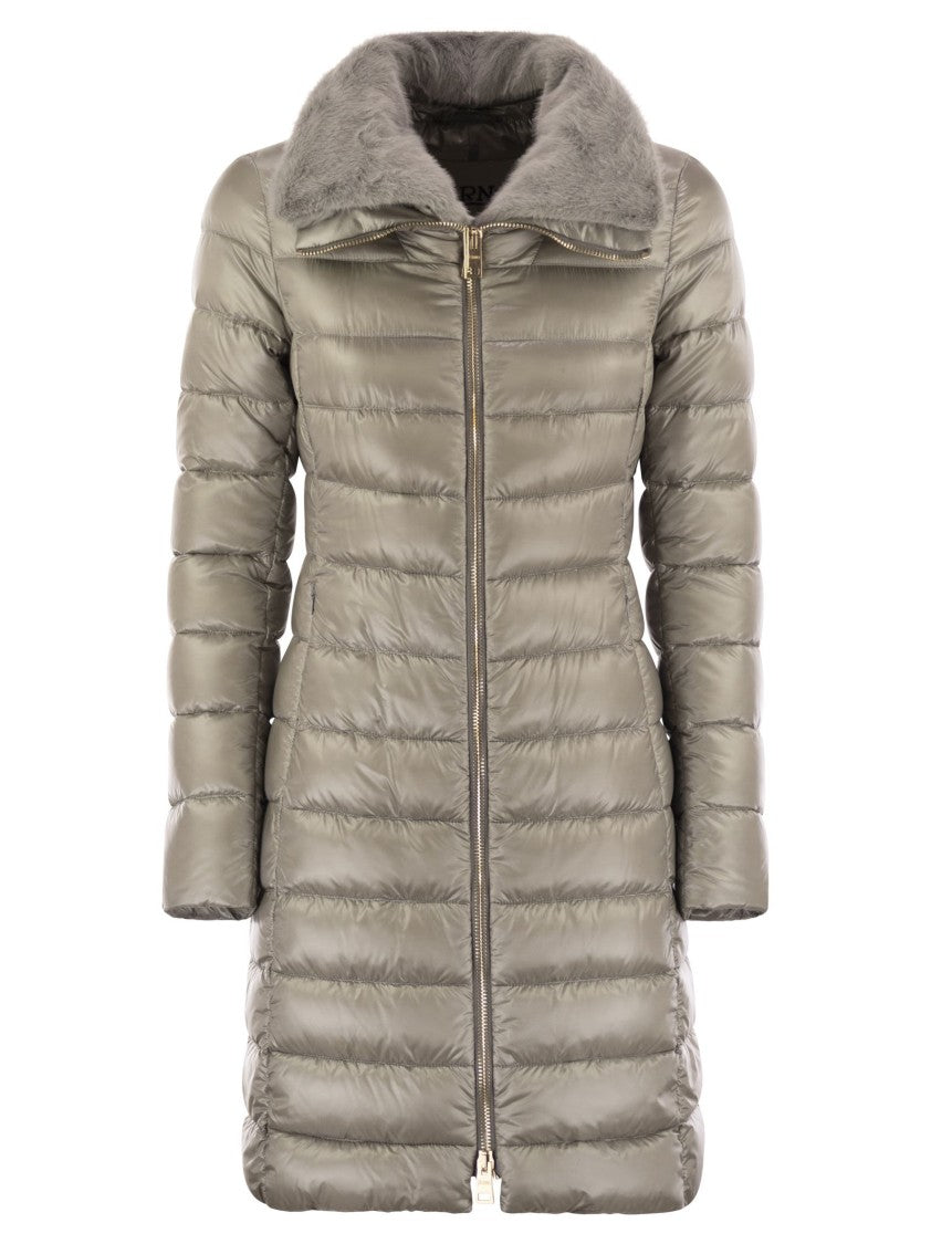 Herno Elisa - Long Down Jacket In Ultralight Nylon