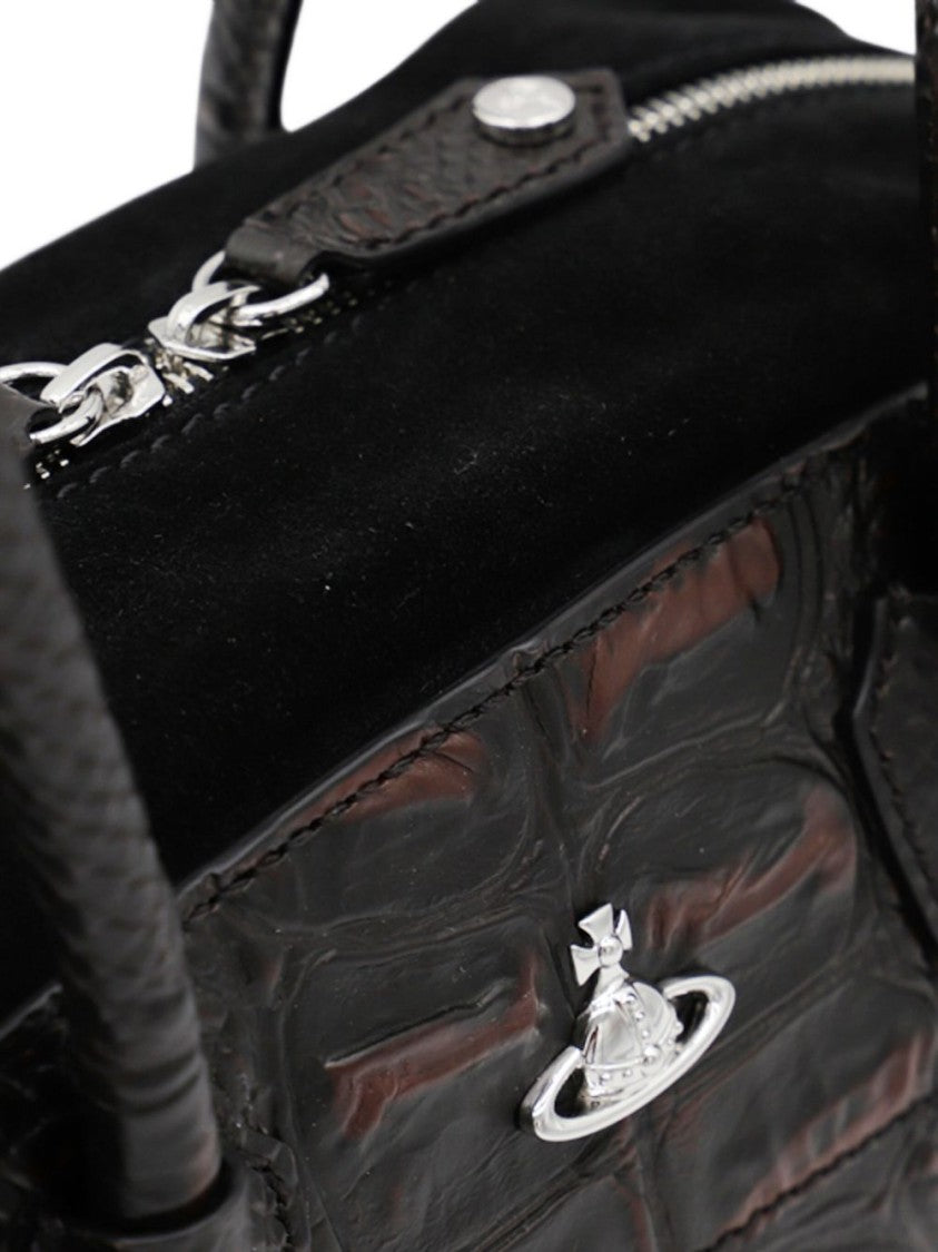 Vivienne Westwood Textured Dual-Handle Handbag