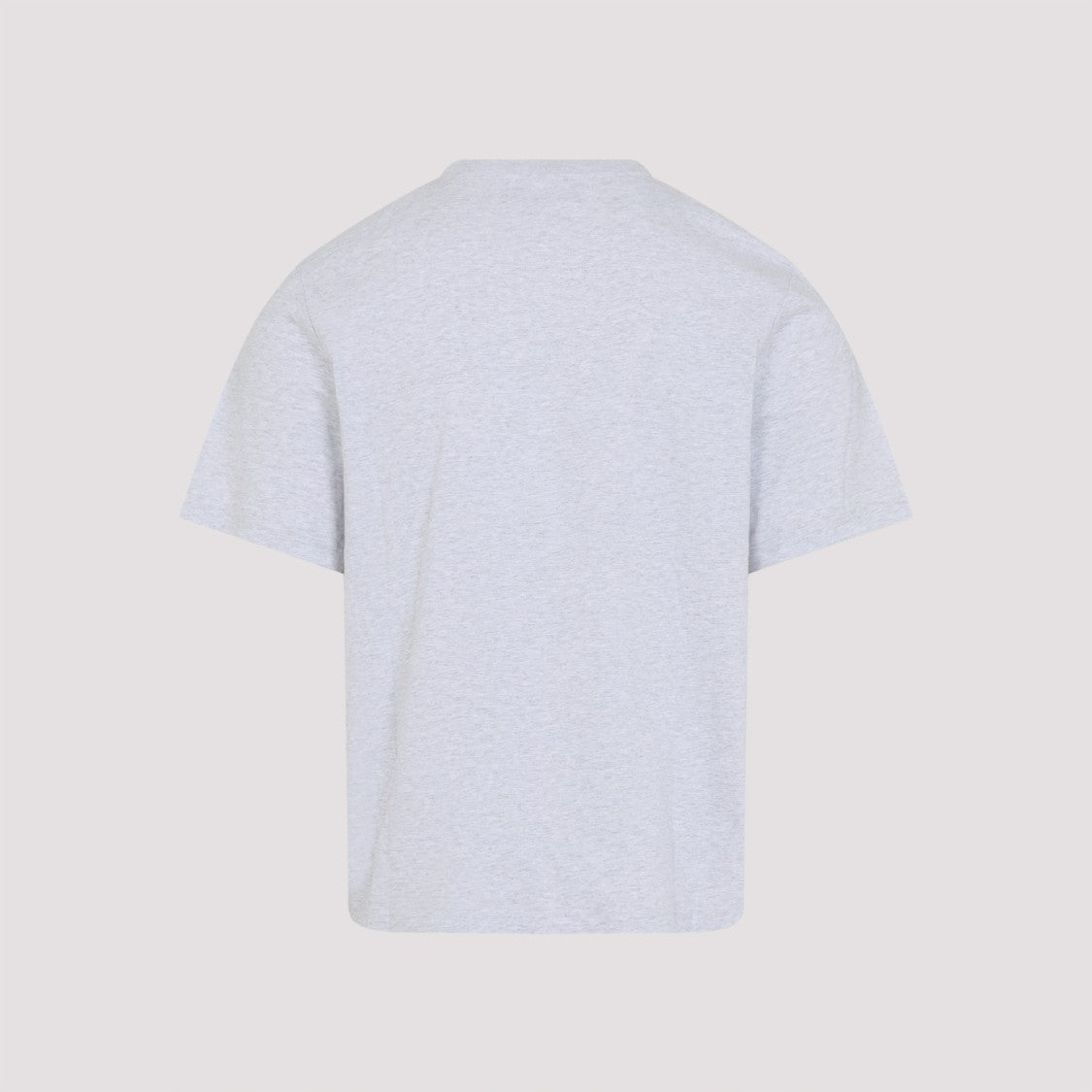 Jacquemus Grey Cotton T-Shirt With Embroidered Logo