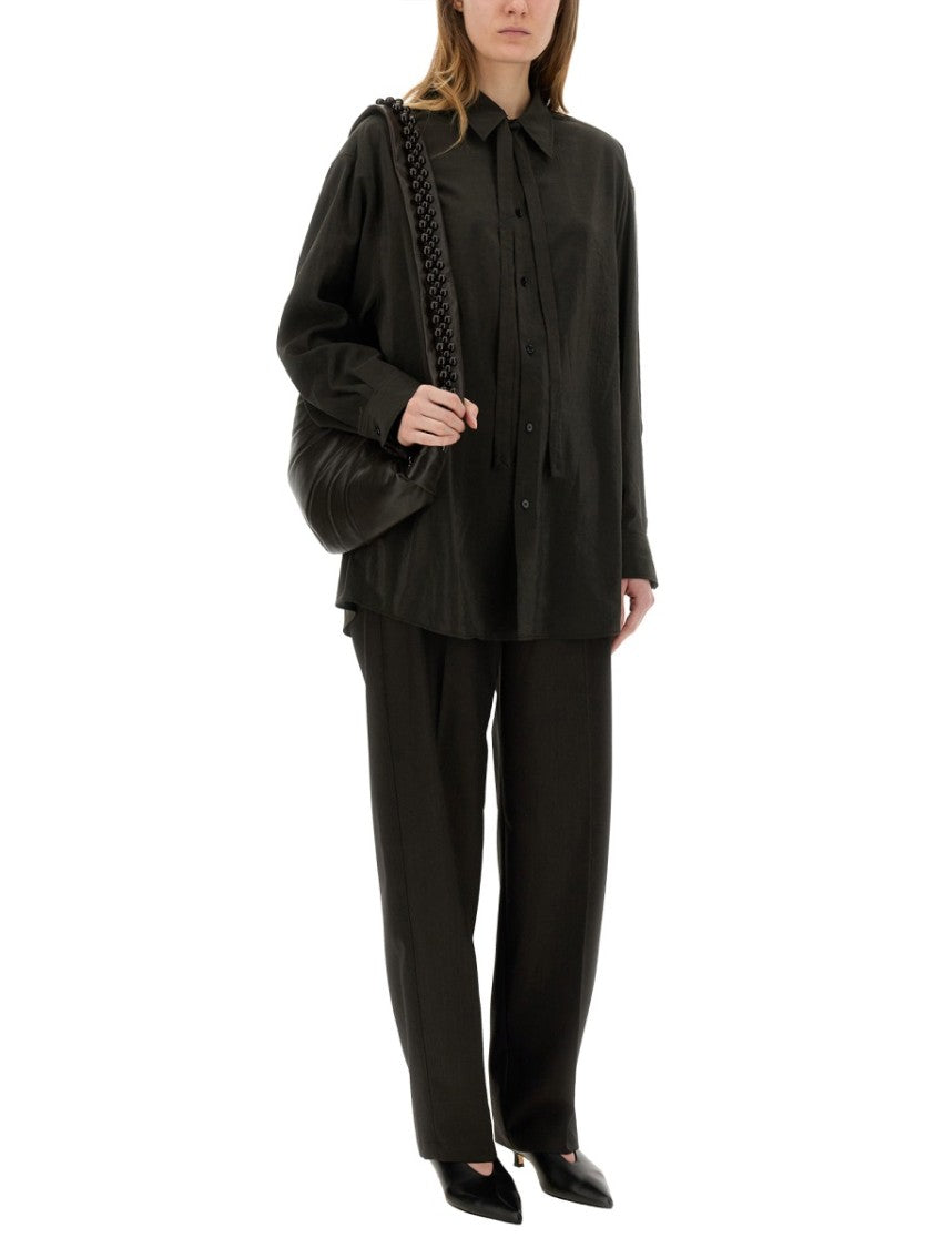 Lemaire Long Shirt With Tie