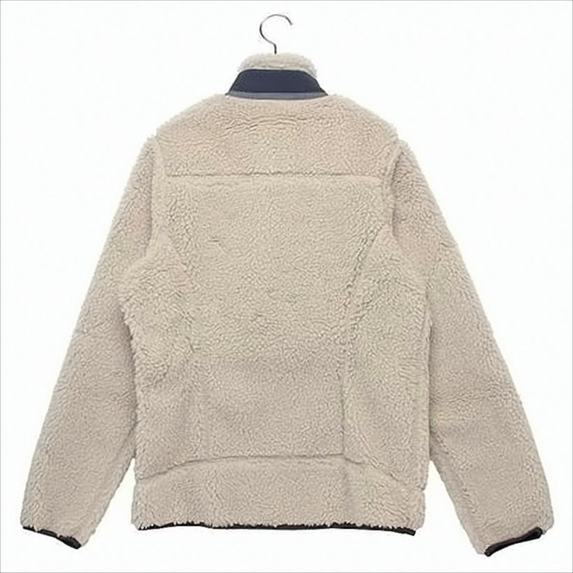Patagonia Textured Fleece Jacket With Contrasting Chest Pocket