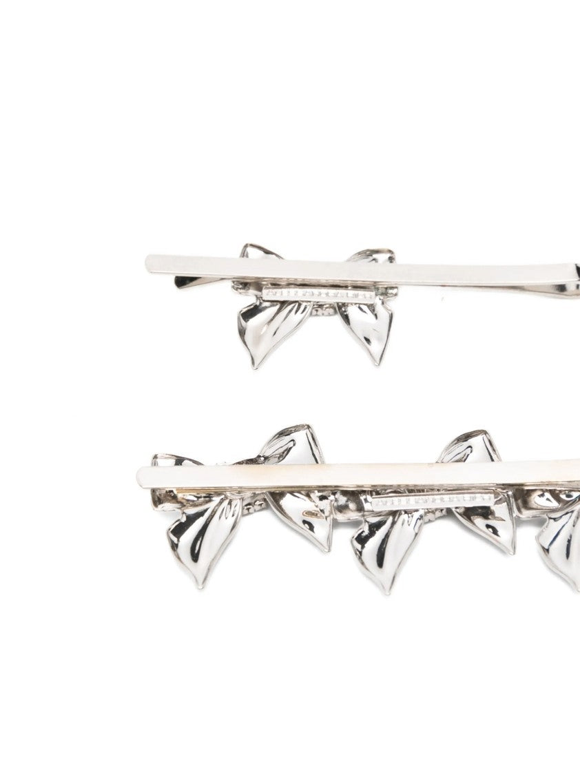 Alessandra Rich Set Of Four Bow Pins