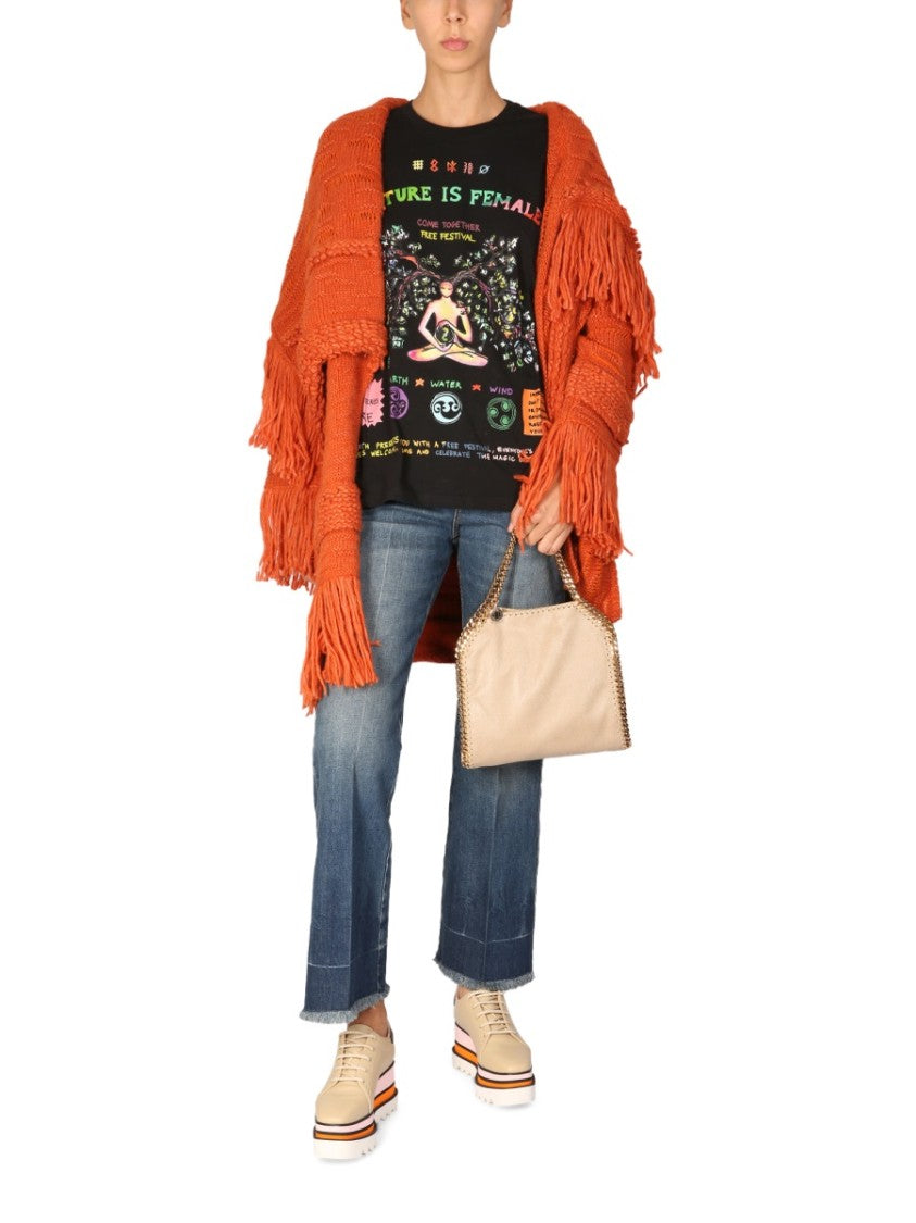 Stella Mccartney Knitted Textured Coat