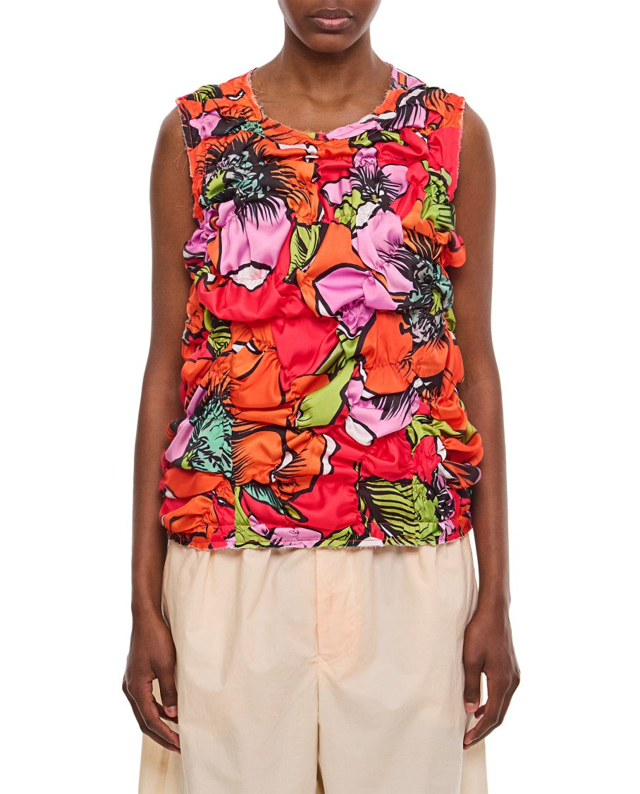 Comme Des Garçons Pleated Pattern Top