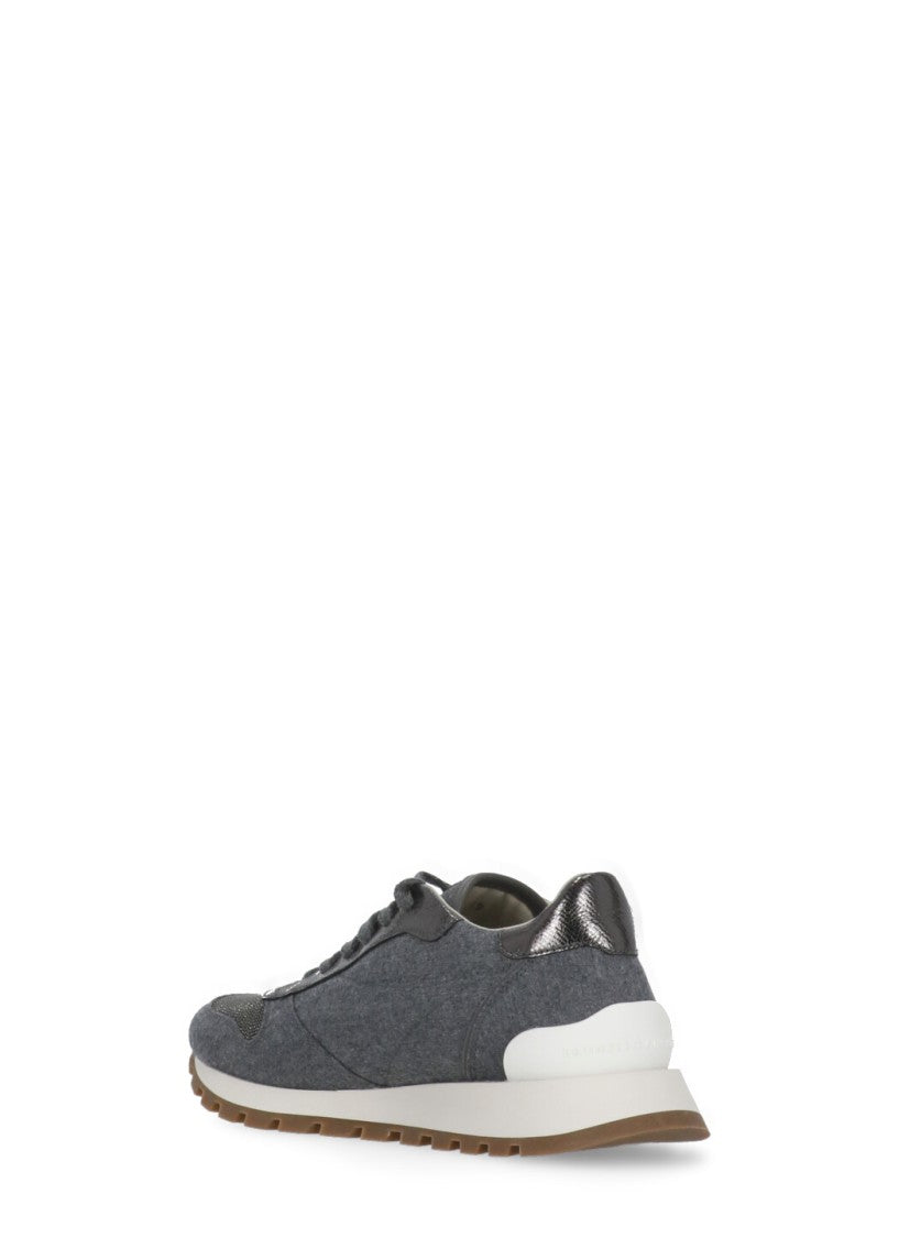 Brunello Cucinelli Precious Toe Sneakers