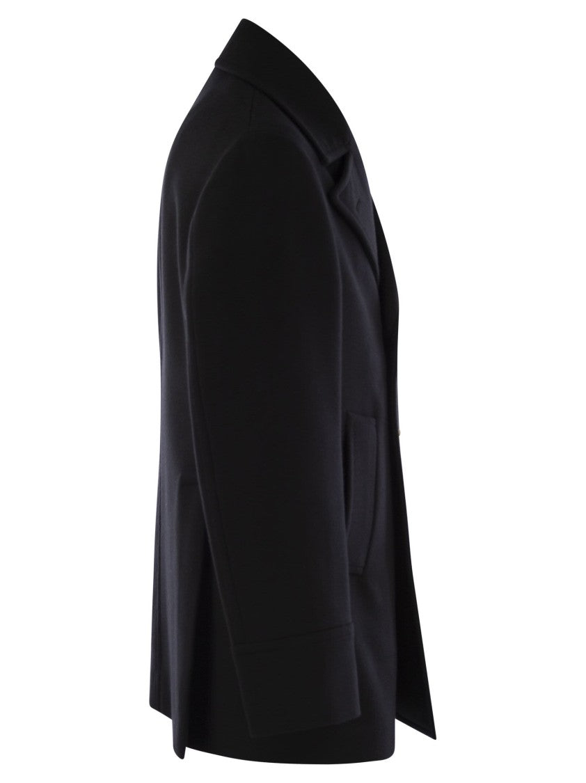 Brunello Cucinelli Double Wool Beaver Caban