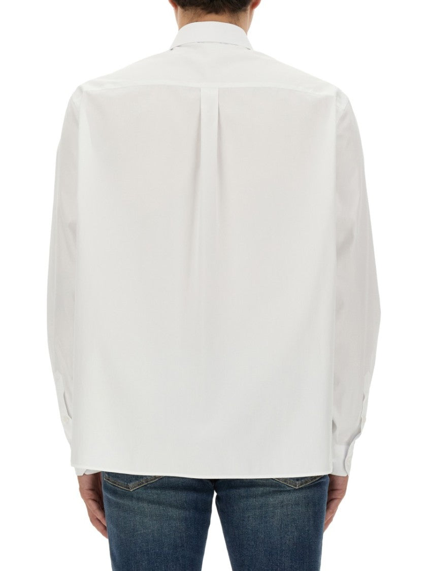 Dolce & Gabbana Camicia Con Placca Logo