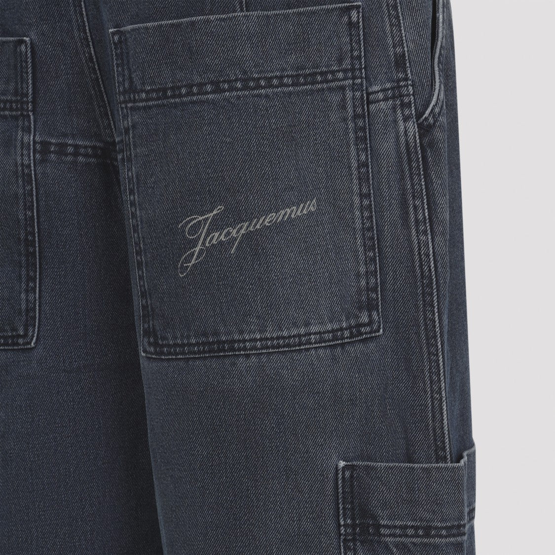 Jacquemus Dark Washed Straight-Leg Jeans