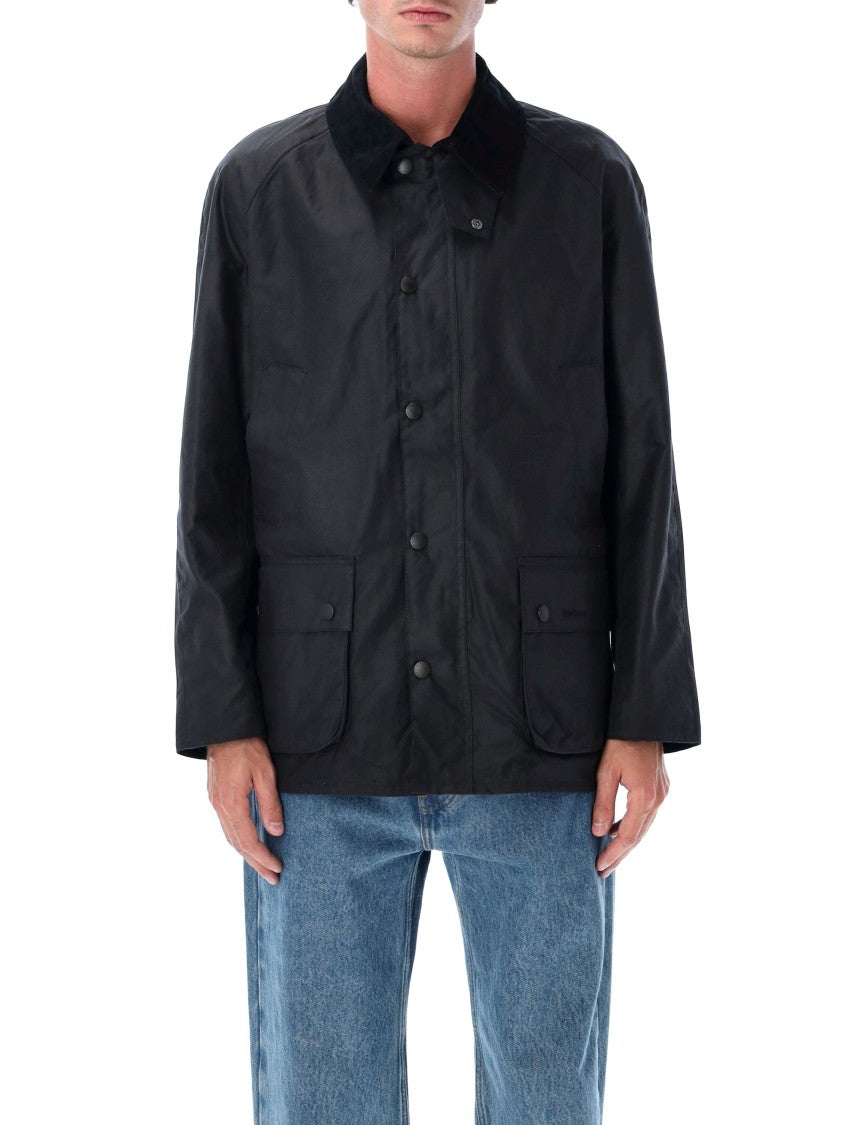Barbour Ashby Contrasting Collar Black Jacket