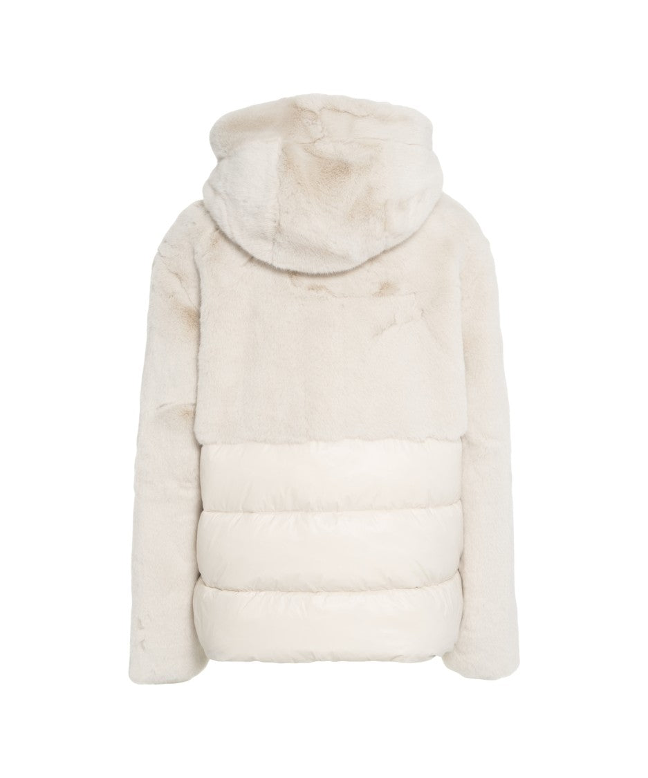 Blauer Short Jacket With Plush Faux Fur