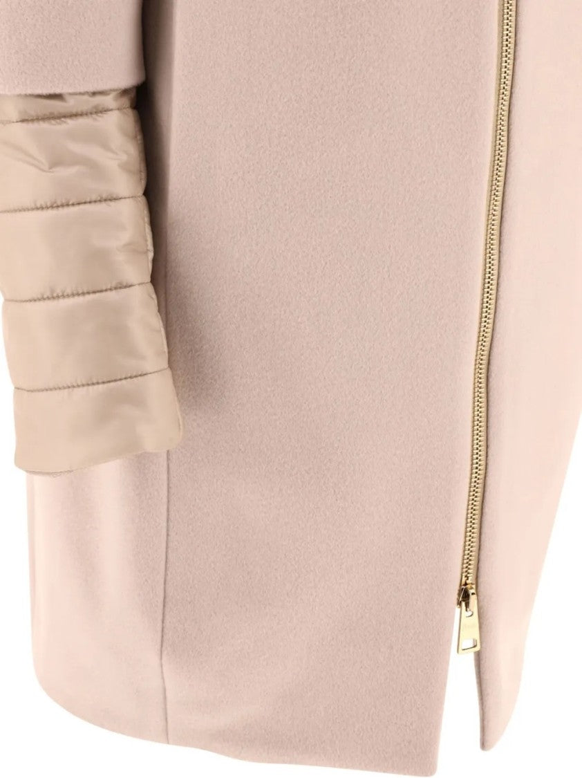 Herno Wool-Blend Minimalist Coat With Refined Silhouette