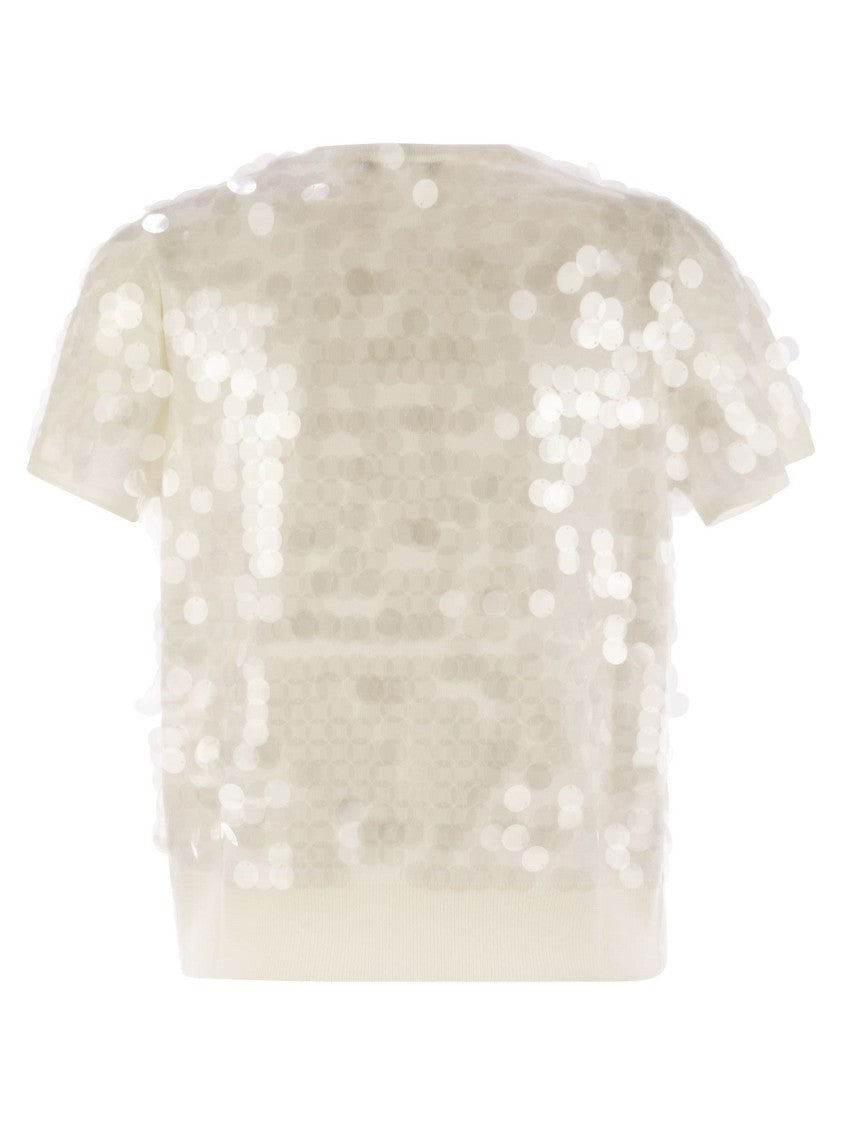 Max Mara Saio - Wool Sweater With Sequins