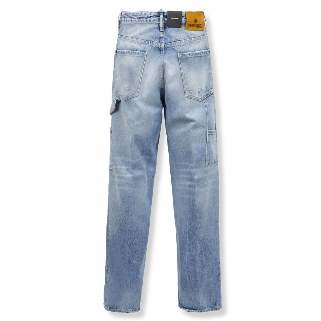 Dsquared2 Relaxed Fit Carpenter Jeans With Utility Pockets