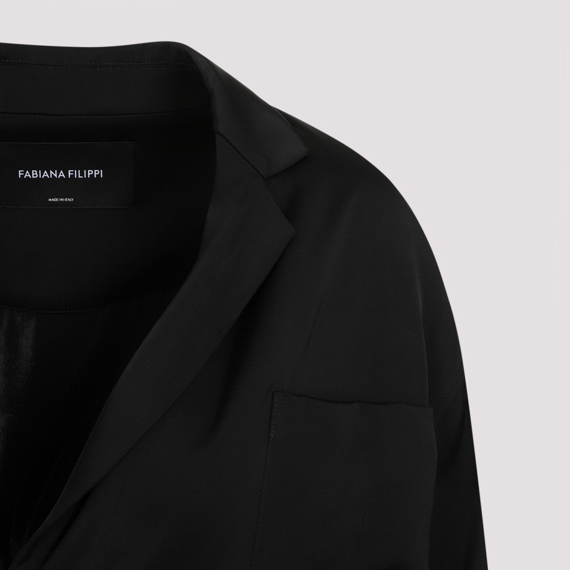 Fabiana Filippi Black Viscose Blazer