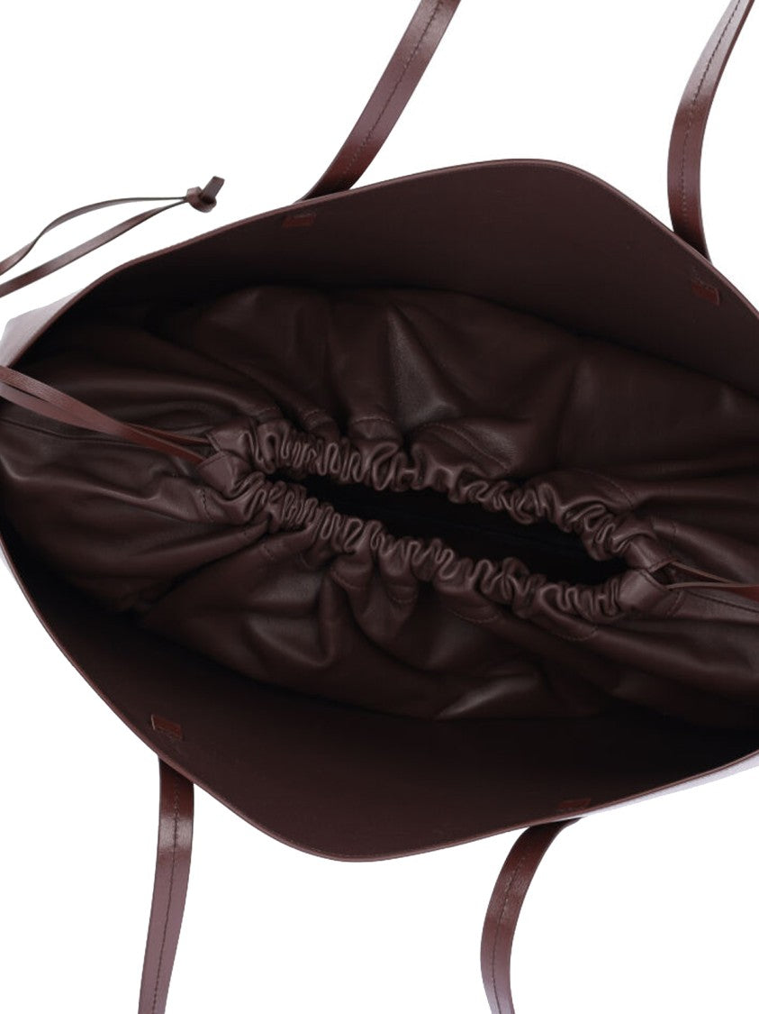 Jil Sander Curve Shoulder' Large Bag – Brown