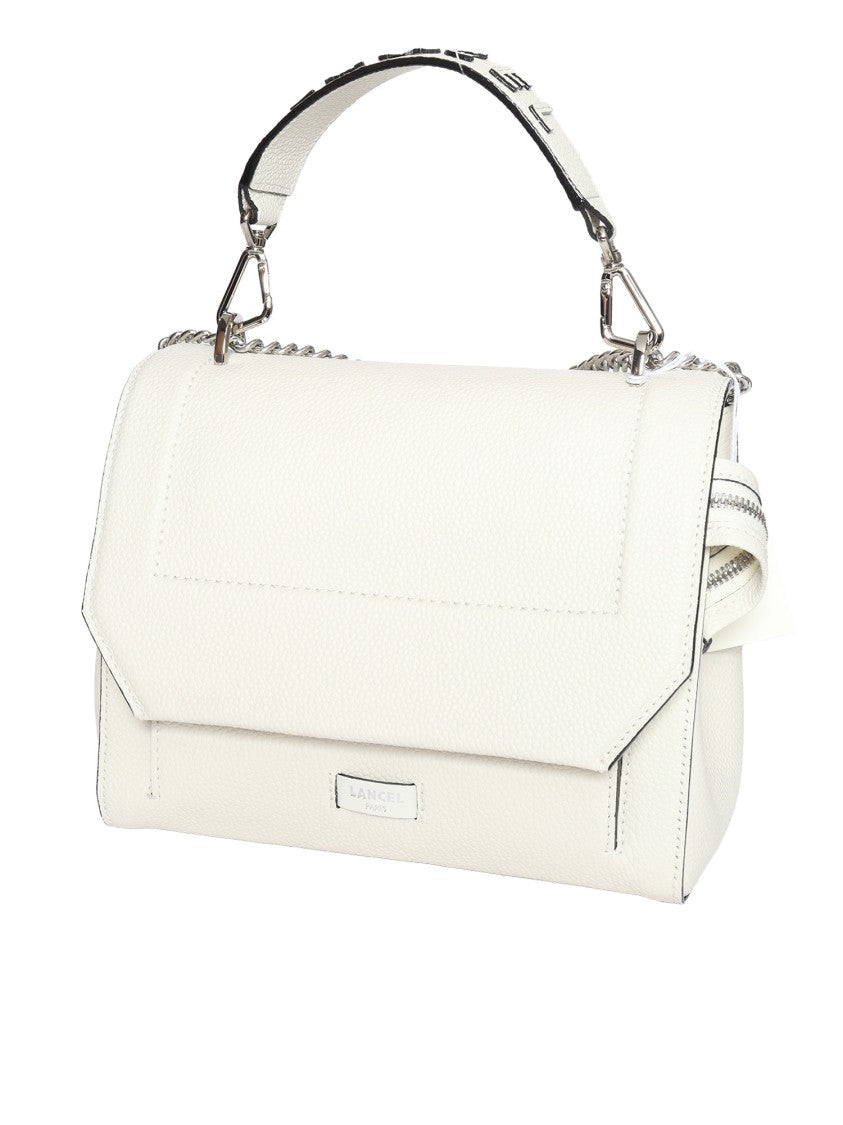 Lancel Sac Rabat M Structured Medium-Sized Calfskin Leather Handbag