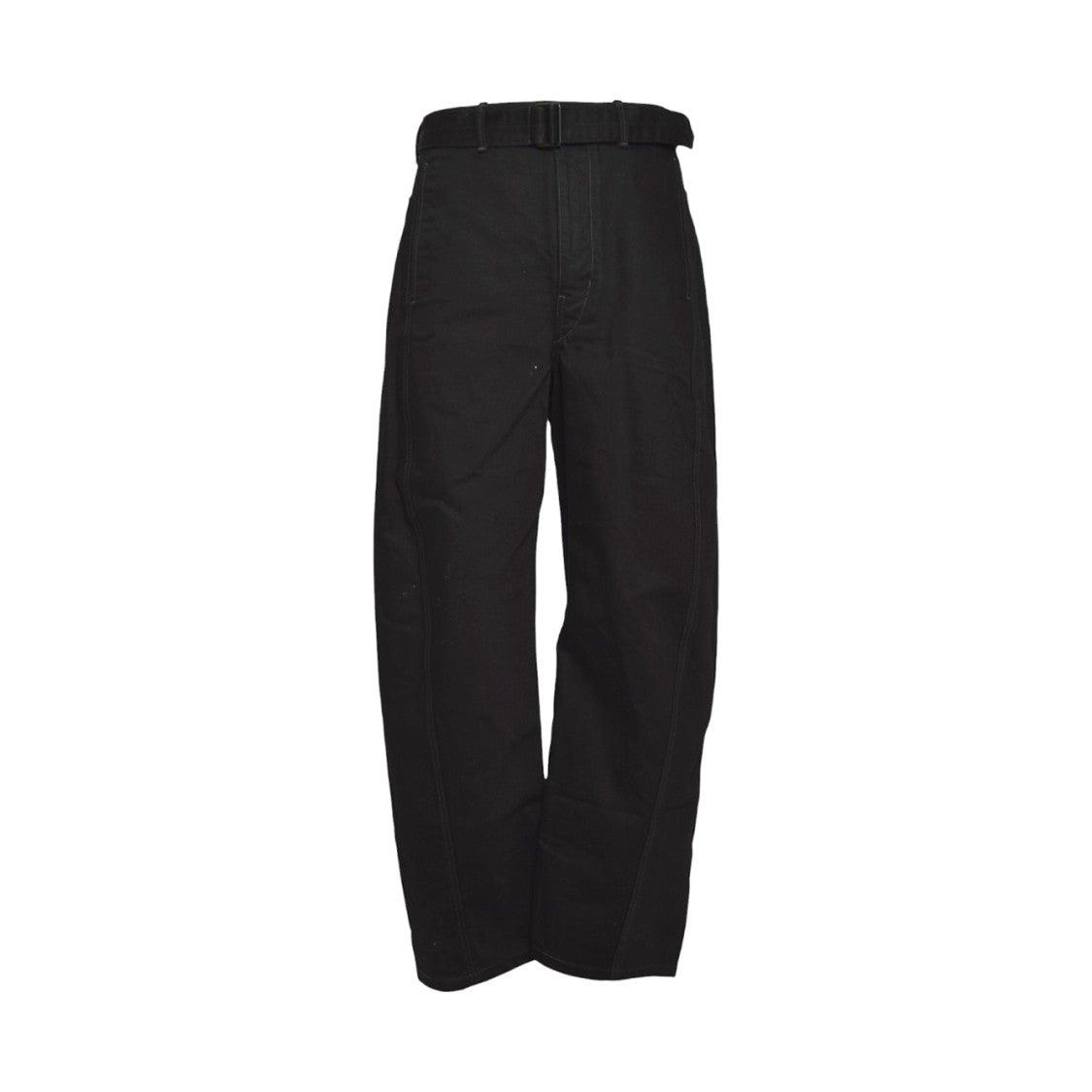Lemaire Wide-Leg Trousers With High Waist And Fabric Belt