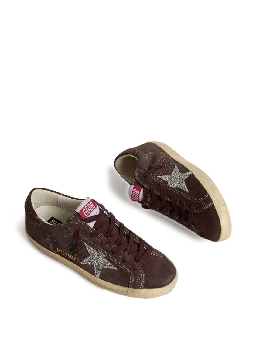 Golden Goose Super Star Sneaker With Glitter Star