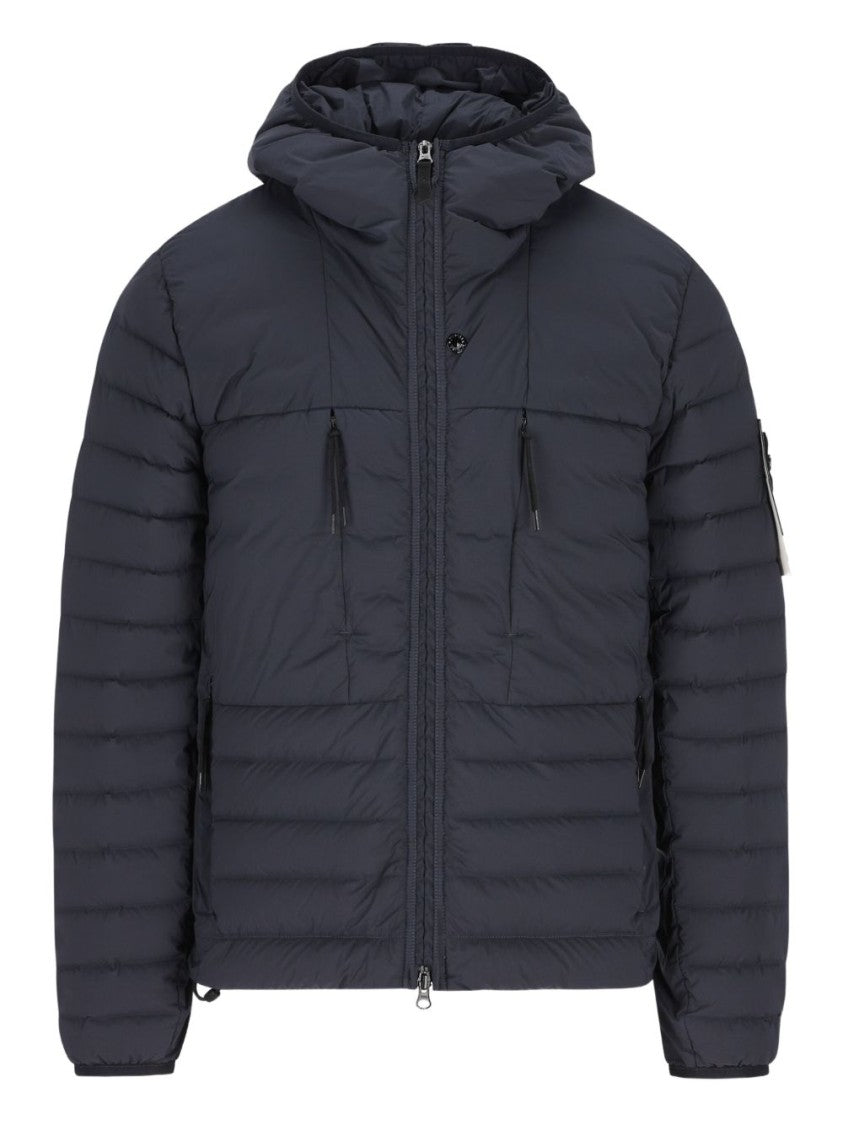 Stone Island Padded Blue Giacconi Nero Jacket