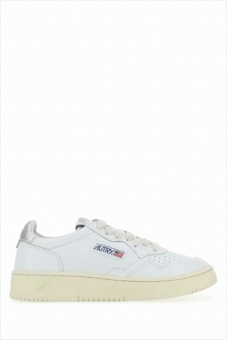 Autry Low-Top Sneakers With Perforated Detailing And Metallic Accents