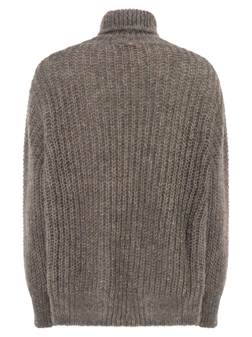Herno Wool And Alpaca Turtleneck Jumper