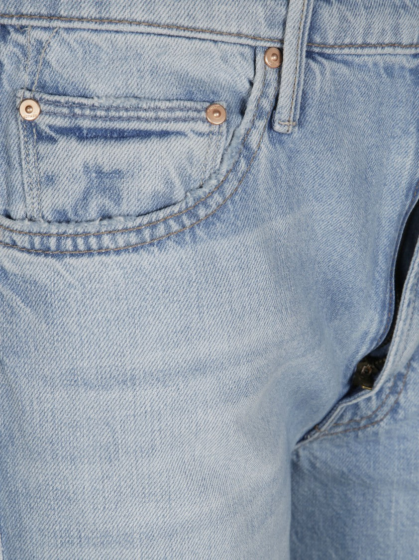 Mother The Undercover Light Wash Wide-Leg Jeans