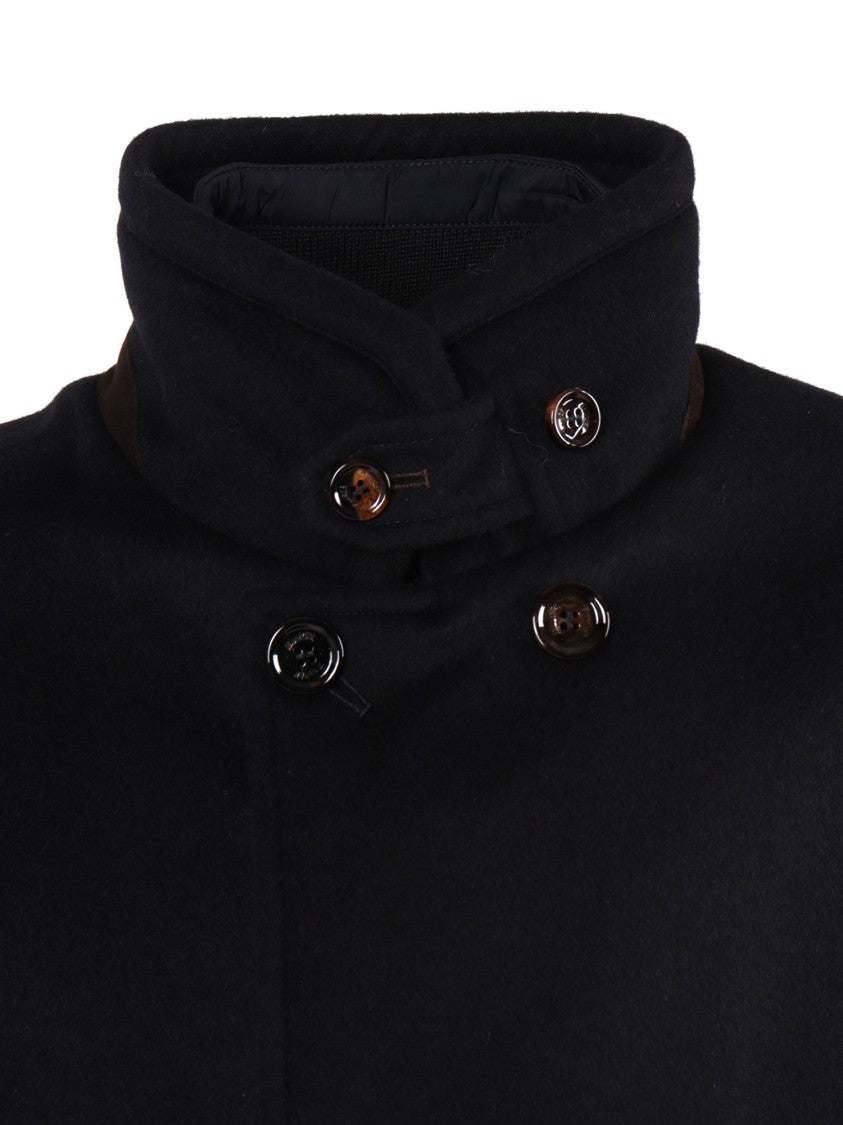 Moorer Tailored Black Jacket With Classic Lapel And Button Closure