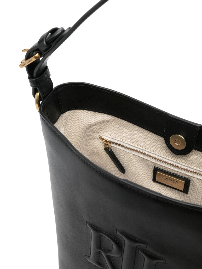 Lauren Ralph Lauren Witley Md Bk Bucket Bag Medium